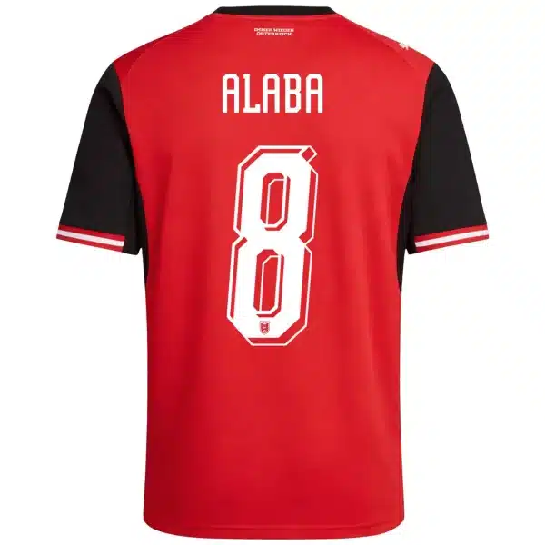ALABA #8 Austria Home Jersey World Cup 2026