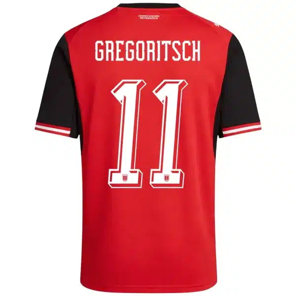 GREGORITSCH #11 Austria Home Jersey World Cup 2026