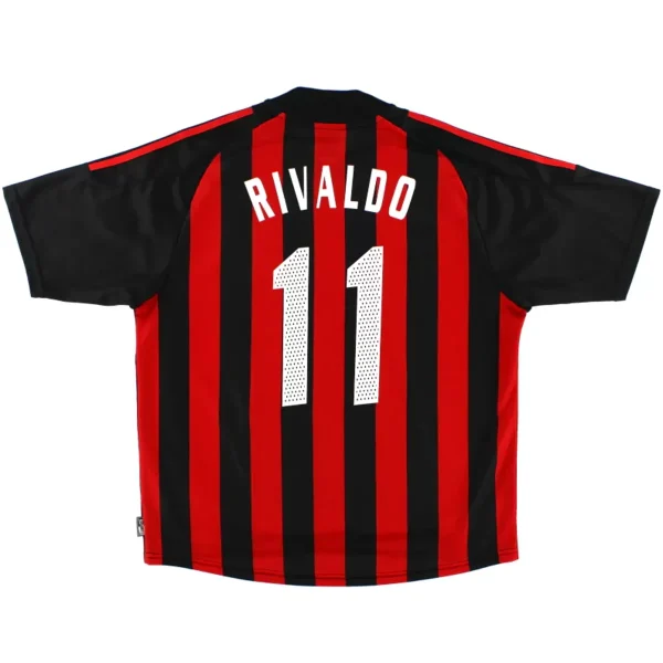 RIVALDO #10 Retro AC Milan Home Jersey 2002/03