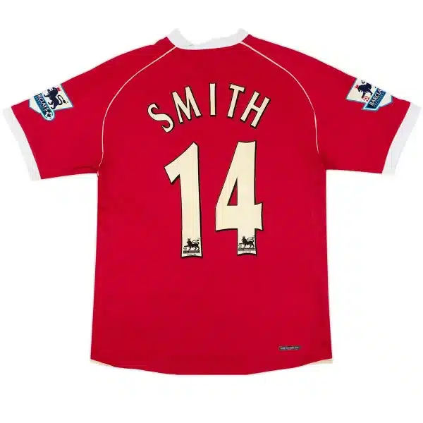 Smith #14 Retro Manchester United Home Jersey 2006/07