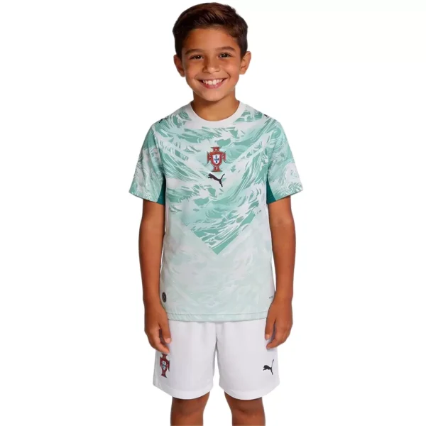 Kids Portugal Away Jersey Kit World Cup 2026
