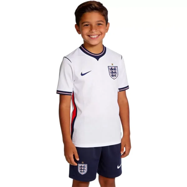 Kids England Home Jersey Kit 2026
