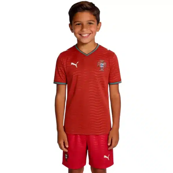 Kids Portugal Home Jersey Kit World Cup 2026