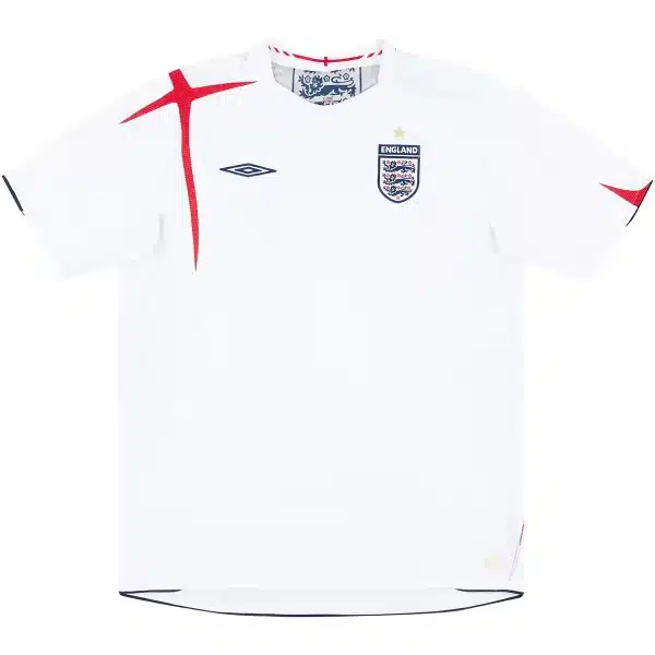 Retro England Home Jersey World Cup 2006