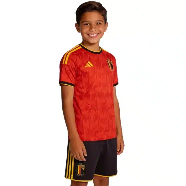 Kids Belgium Home Jersey Kit World Cup 2026