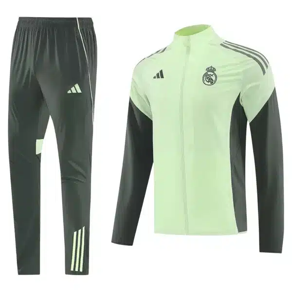 Real Madrid Windbreaker Kit(Jacket+Pants) Green 2025/26