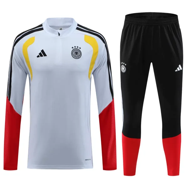 Germany Zipper Sweatshirt Kit(Top+Pants) White 2026