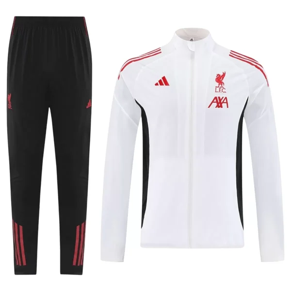 Liverpool Windbreaker Kit(Jacket+Pants) White 2025/26