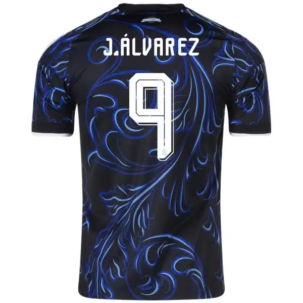 J.ÁLVAREZ #9 Argentina Away Jersey World Cup 2026