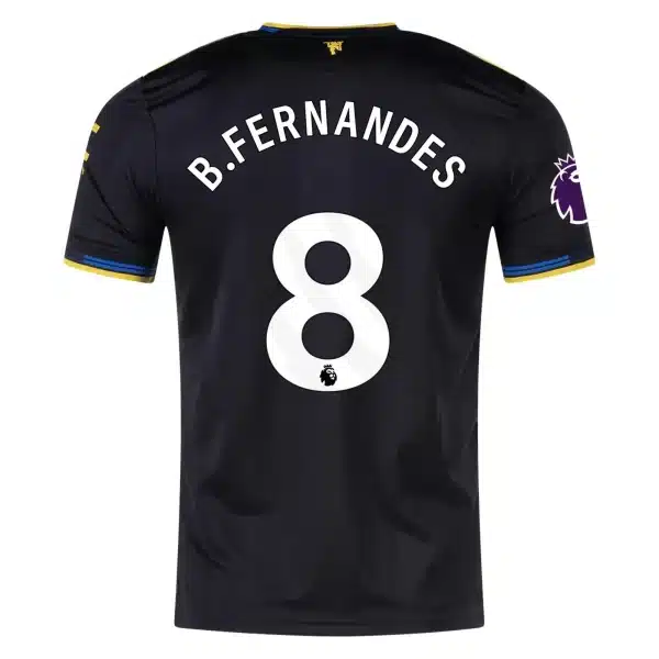 B.FERNANDES #8 Manchester United Third Match Jersey Player Version 2025/26