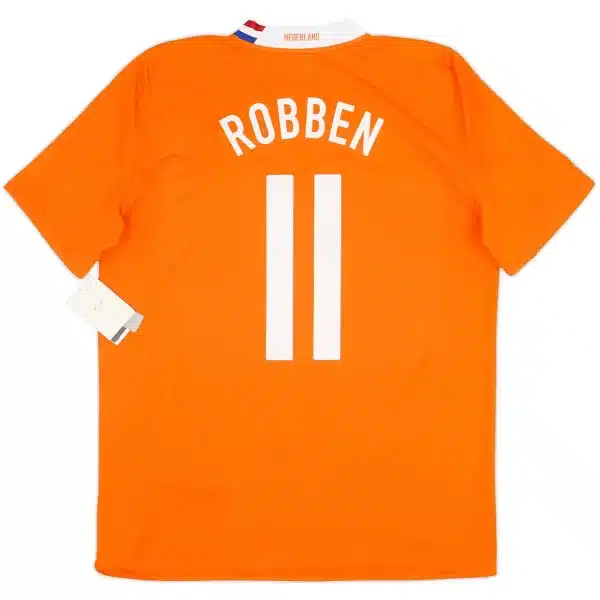 ROBBEN #11 Retro Netherlands Home Jersey Euro 2008