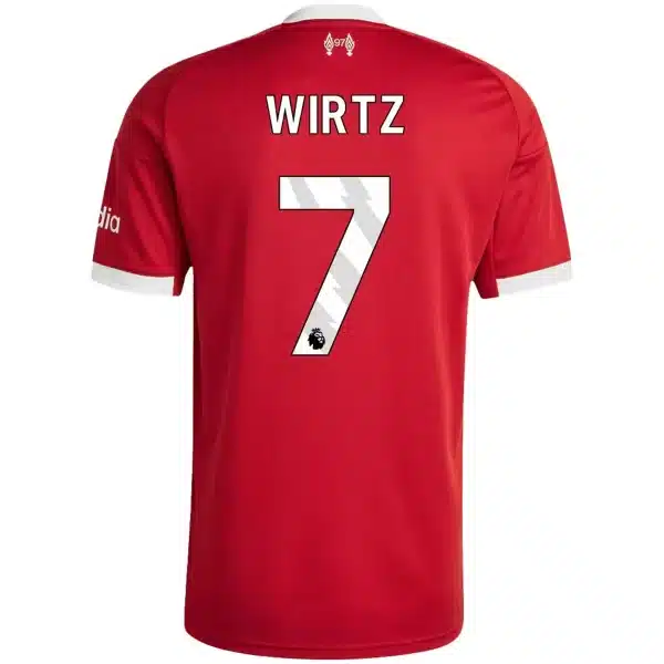 WIRTZ #7 Liverpool Home Jersey 2025/26