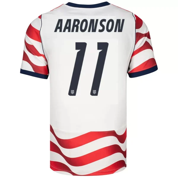 Aaronson #11 USMNT Home Jersey World Cup 2026