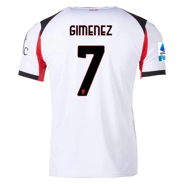 Gimenez #7 AC Milan Away Jersey 2025/26