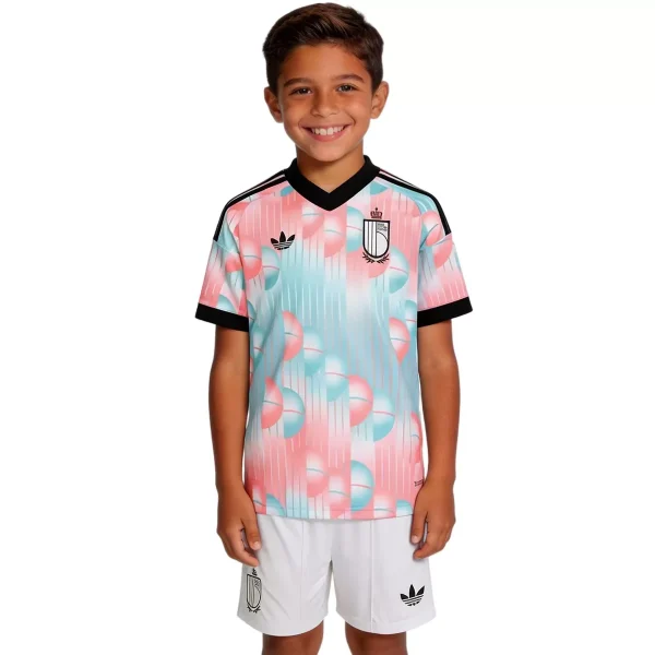 Kids Belgium Away Jersey Kit World Cup 2026