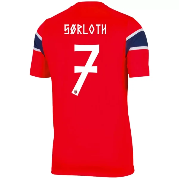 SØRLOTH #7 Norway Home Jersey World Cup 2026